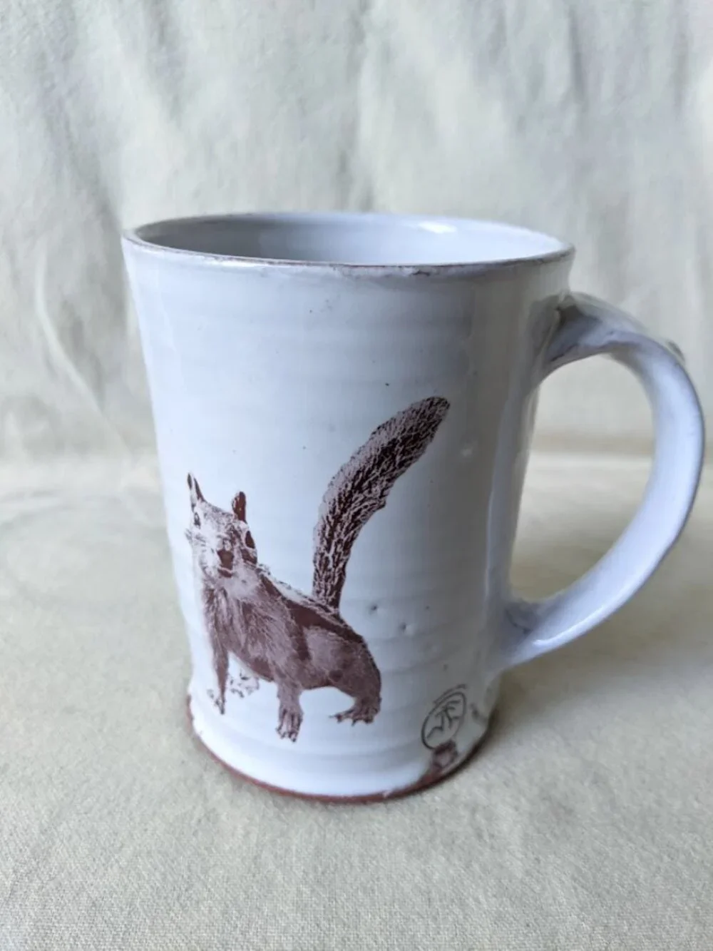 TomMac Garrett Ceramic Handmade Squirrel Mug